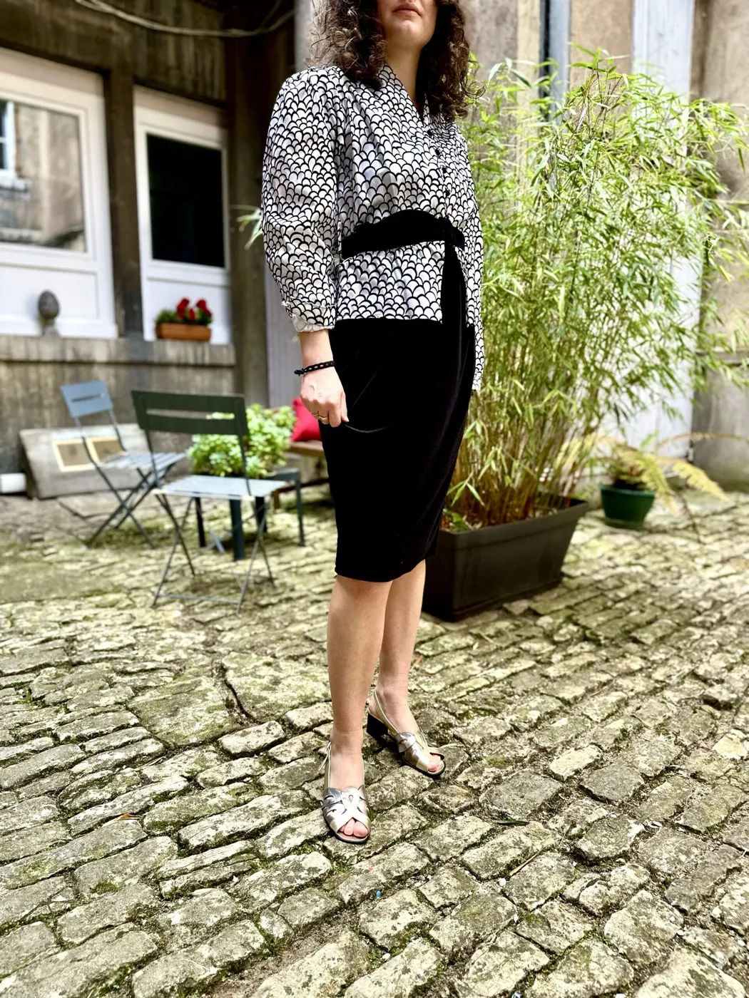 Look vintage coloré proposé chez Jeans Toniques